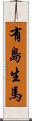 有島生馬 Scroll