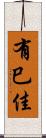 有巳佳 Scroll
