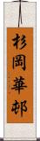 杉岡華邨 Scroll