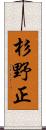 杉野正 Scroll