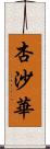 杏沙華 Scroll