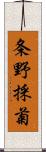 条野採菊 Scroll