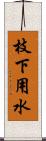 枝下用水 Scroll