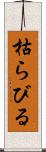 枯らびる Scroll