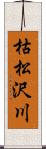 枯松沢川 Scroll