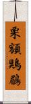 栗額鶪鶥 Scroll