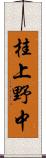 桂上野中 Scroll