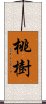 桃樹 Scroll