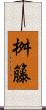 桝籐 Scroll