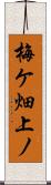 梅ケ畑上ノ Scroll