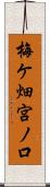 梅ケ畑宮ノ口 Scroll