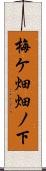 梅ケ畑畑ノ下 Scroll