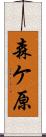 森ケ原 Scroll