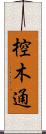 椌木通 Scroll
