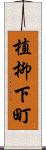 植柳下町 Scroll