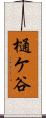 樋ケ谷 Scroll