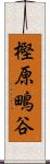 樫原鴫谷 Scroll