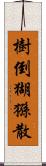 樹倒猢猻散 Scroll