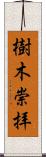 樹木崇拝 Scroll