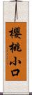 櫻桃小口 Scroll