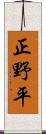 正野平 Scroll