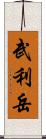 武利岳 Scroll