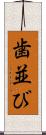 歯並び Scroll