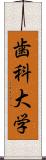 歯科大学 Scroll