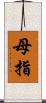 母指 Scroll