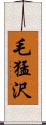 毛猛沢 Scroll