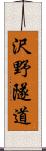 沢野隧道 Scroll