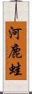 河鹿蛙 Scroll