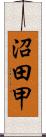 沼田甲 Scroll