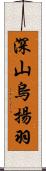 深山烏揚羽 Scroll