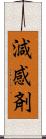 減感剤 Scroll