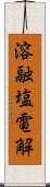 溶融塩電解 Scroll