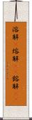 溶解(P) Scroll