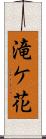 滝ケ花 Scroll