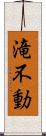 滝不動 Scroll