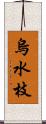 烏水枝 Scroll