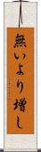 無いより増し Scroll