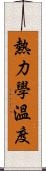 熱力學溫度 Scroll