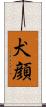 犬顔 Scroll