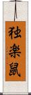 独楽鼠 Scroll
