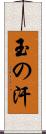 玉の汗 Scroll