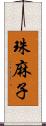 珠麻子 Scroll