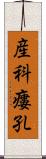 産科瘻孔 Scroll