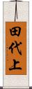 田代上 Scroll