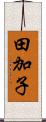 田加子 Scroll