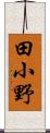 田小野 Scroll